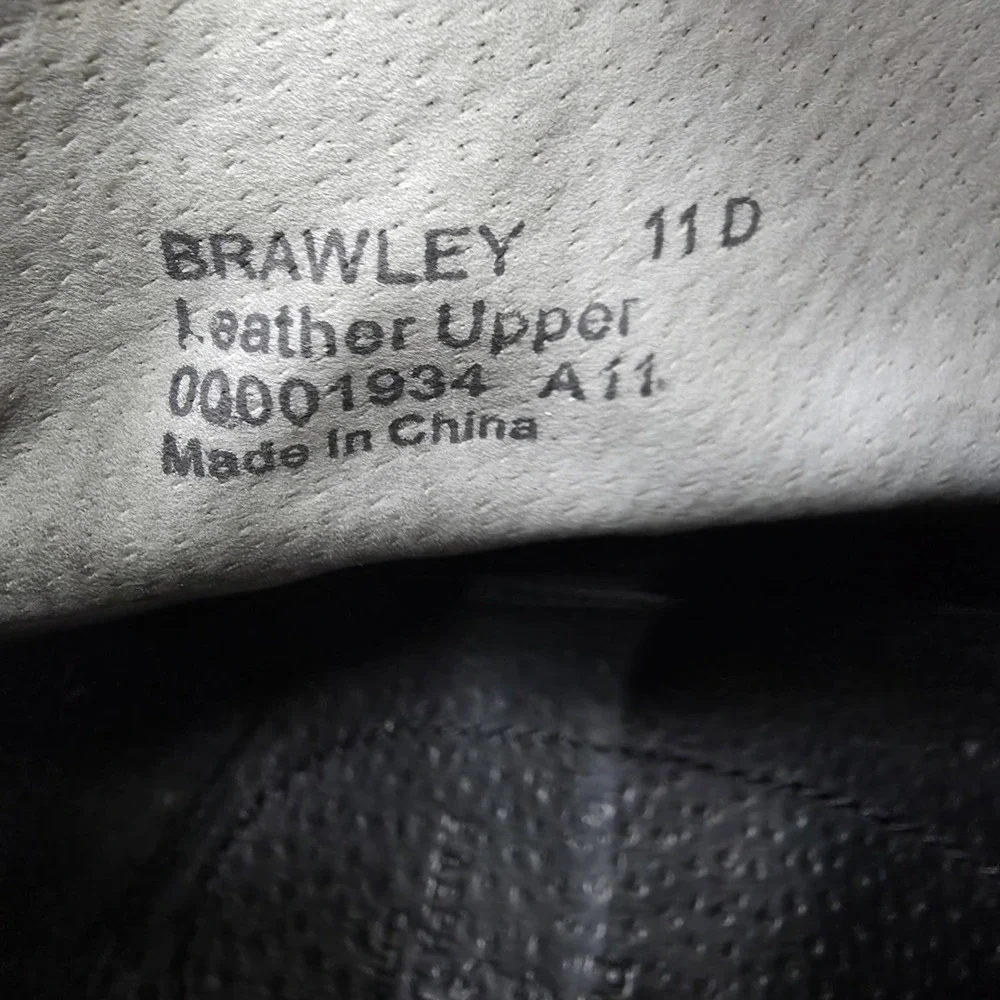Polo Ralph Lauren‎ Brawley Chukka Boots Mens 11 D Black LeatherMid Boat Shoes
